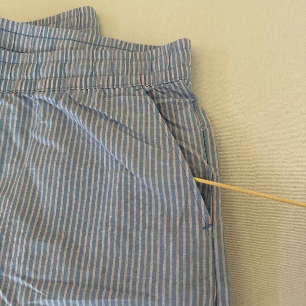 Gap Blue Pink Stripe Pajama Pants | Cotton Sleep Lounge Pants | Size XL | NWT - Picture 4 of 10